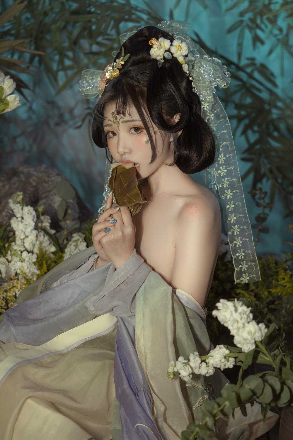 极品CosPlay爆机少女 喵小吉 浣溪沙.端午[98P/3V/3.26G]（4）